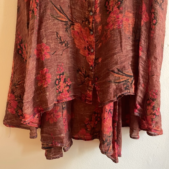 Arratta Silent Journey x Anthropologie | Bohemian Embroidered Dress | Size L - Picture 5 of 11